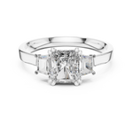 Gold Ring 00001L (18), White Gold