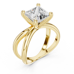 Gold Ring DDLR-051, Yellow Gold, view 2