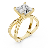 Gold Ring DDLR-051, Yellow Gold, view 2