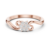 Gold Ring DDLR-739, Rose Gold