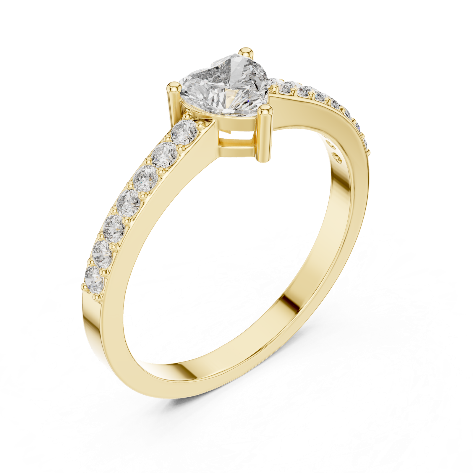 Gold Ring ABR-31, Yellow Gold, view 2