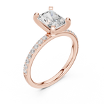 Gold Ring DDLR-891, Rose Gold, view 2