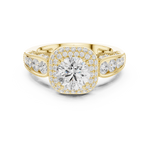 Gold Ring DDLR-776, Yellow Gold, view 4