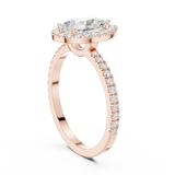 Gold Ring DDLR-1085, Rose Gold, view 1