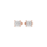 Gold Earrings Earring, Rose Gold, view 4