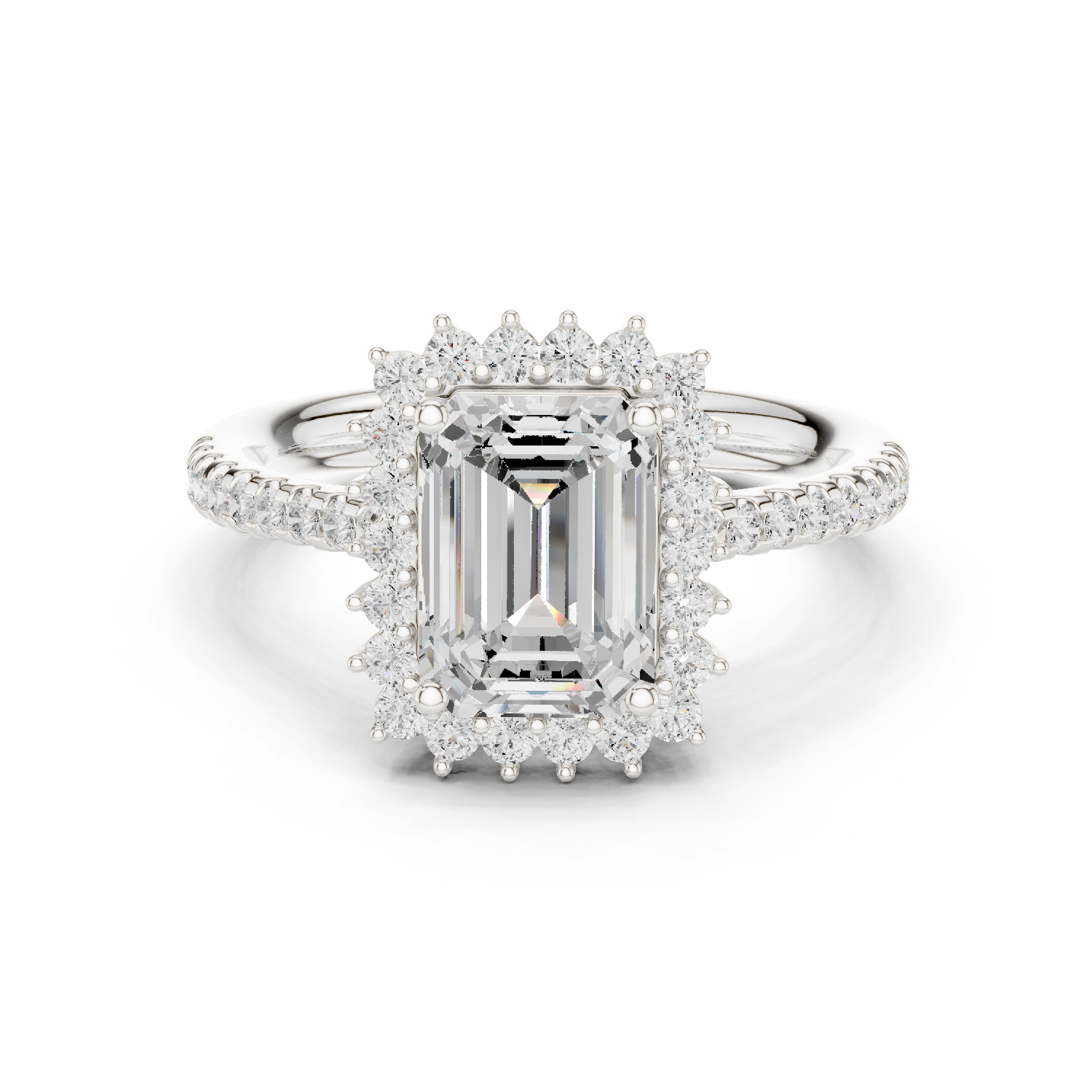 Gold Ring DDLR-731, White Gold