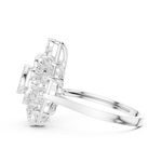 Gold Ring DDLR-822, White Gold, view 3