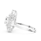 Gold Ring DDLR-822, White Gold, view 3