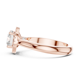 Gold Ring DDLR-338, Rose Gold, view 3