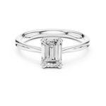 Gold Ring DDLR-802, White Gold, view 4