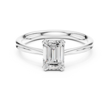 Gold Ring DDLR-802, White Gold, view 4