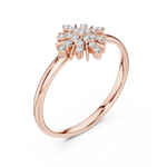 Gold Ring Ledis Ring, Rose Gold, view 2