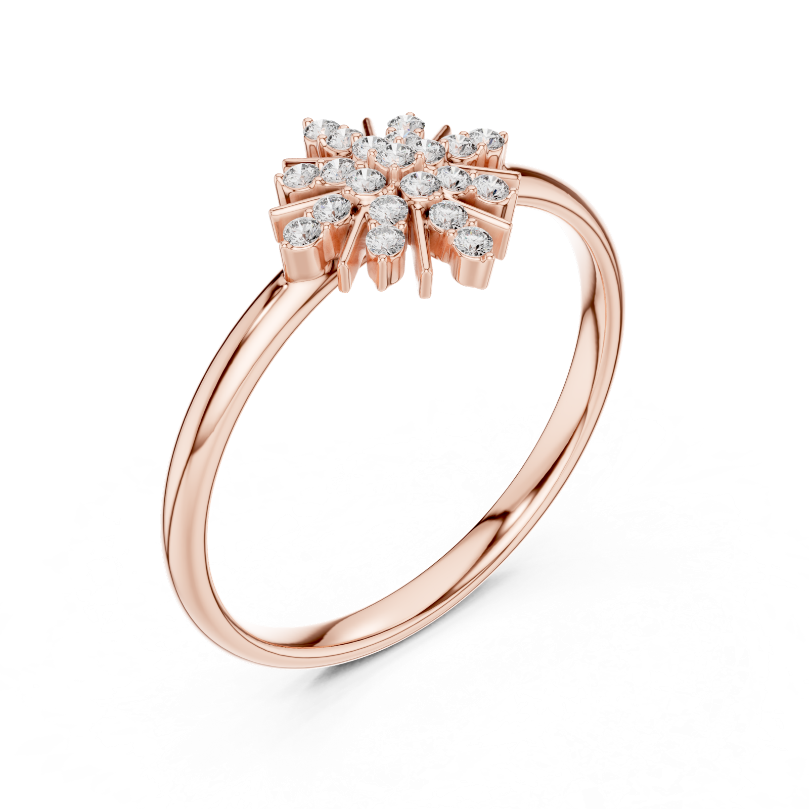 Gold Ring Ledis Ring, Rose Gold, view 2