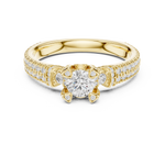 Gold Ring LR-0296, Yellow Gold, view 4