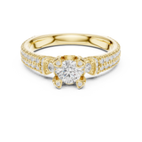 Gold Ring LR-0296, Yellow Gold, view 4