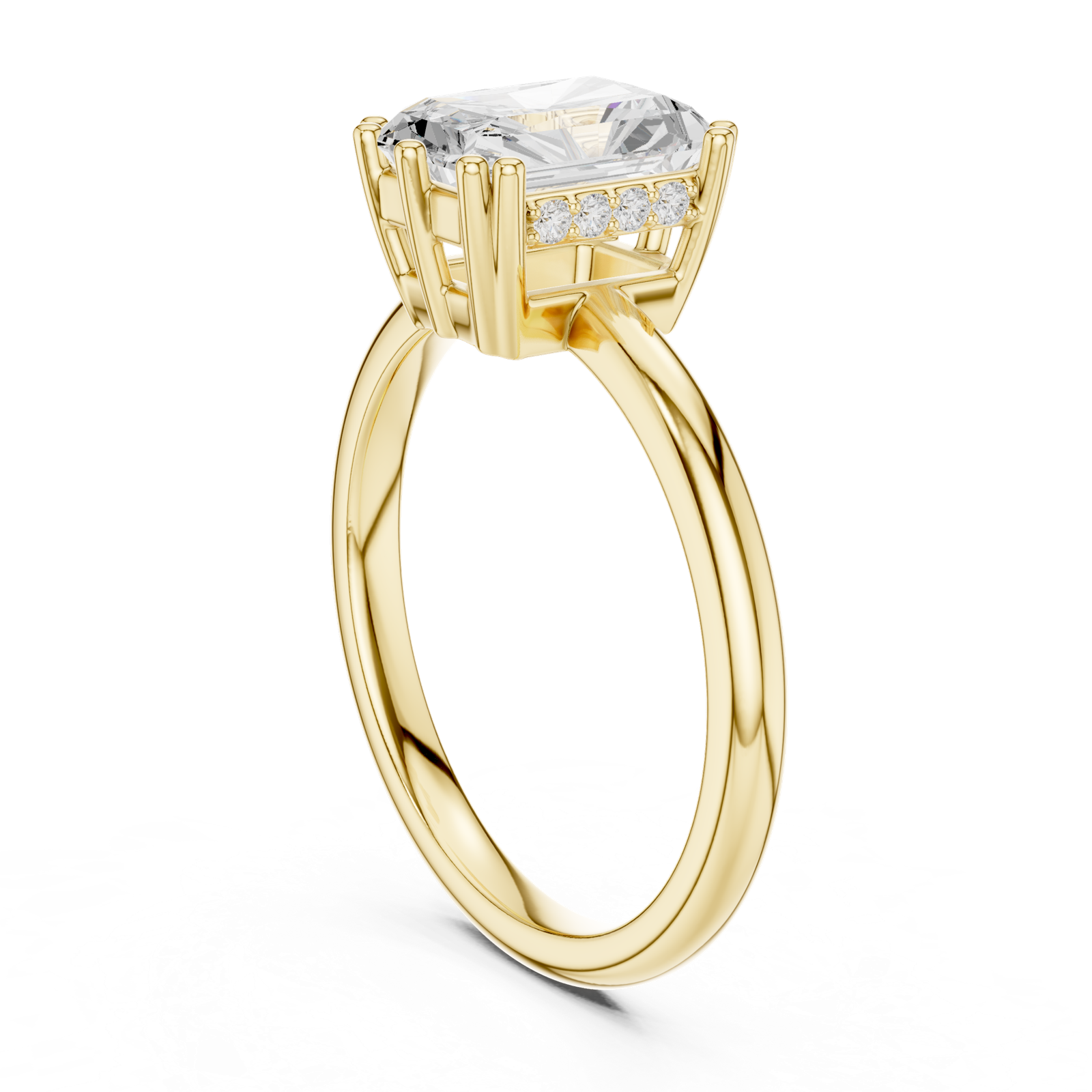 Gold Ring DDLR-930, Yellow Gold, view 1