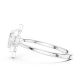 Gold Ring ALR-208, White Gold, view 3