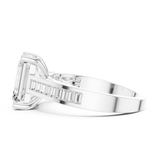 Gold Ring DDLR-357, White Gold, view 3