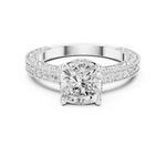 Gold Ring DDLR-977, White Gold, view 4