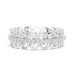 Gold Ring R34, White Gold, view 3
