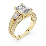 Gold Ring DDLR-046, Yellow Gold, view 2