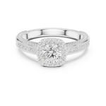 Gold Ring LR-0231, White Gold