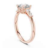 Gold Ring DDLR-921, Rose Gold, view 1