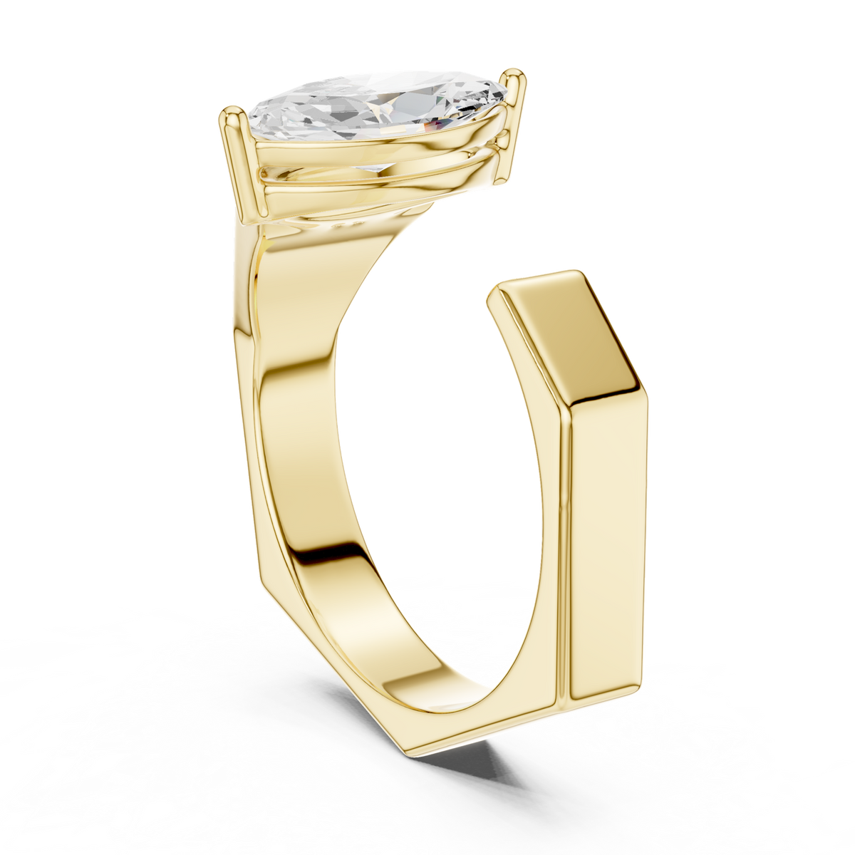 Gold Ring SBMR(34), Yellow Gold, view 1