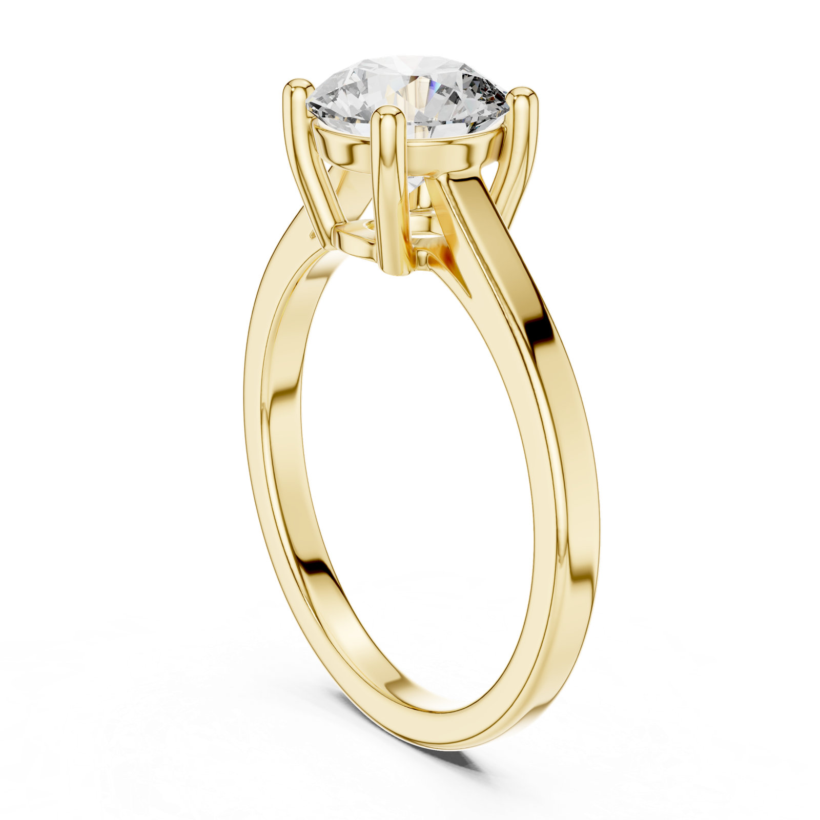 Gold Ring DDLR-066, Yellow Gold, view 1