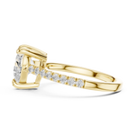 Gold Ring DDLR-878, Yellow Gold, view 3