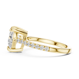 Gold Ring DDLR-878, Yellow Gold, view 3