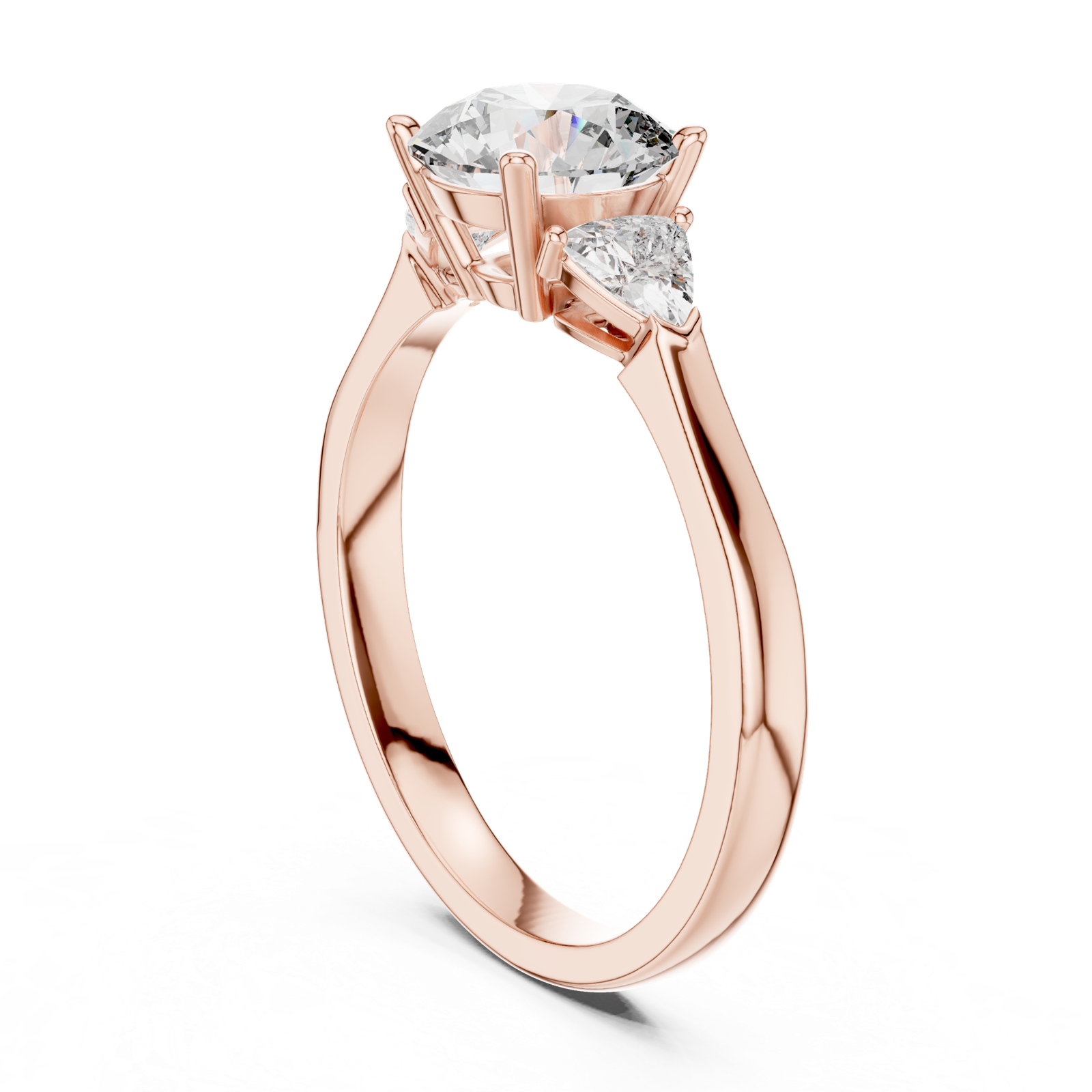 Gold Ring 00001L (28), Rose Gold, view 1