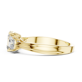 Gold Ring LR-0034, Yellow Gold, view 3