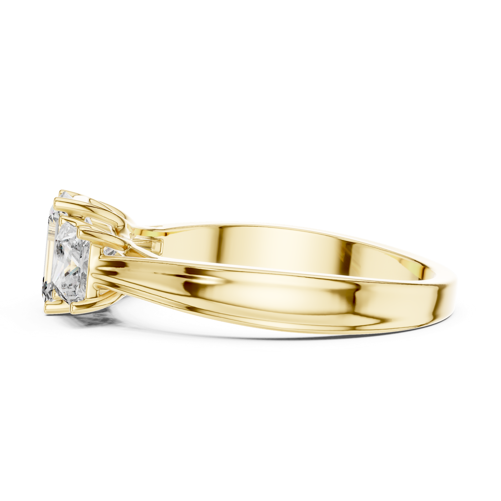 Gold Ring LR-0034, Yellow Gold, view 3