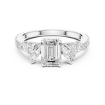Gold Ring DDLR-1078, White Gold, view 4