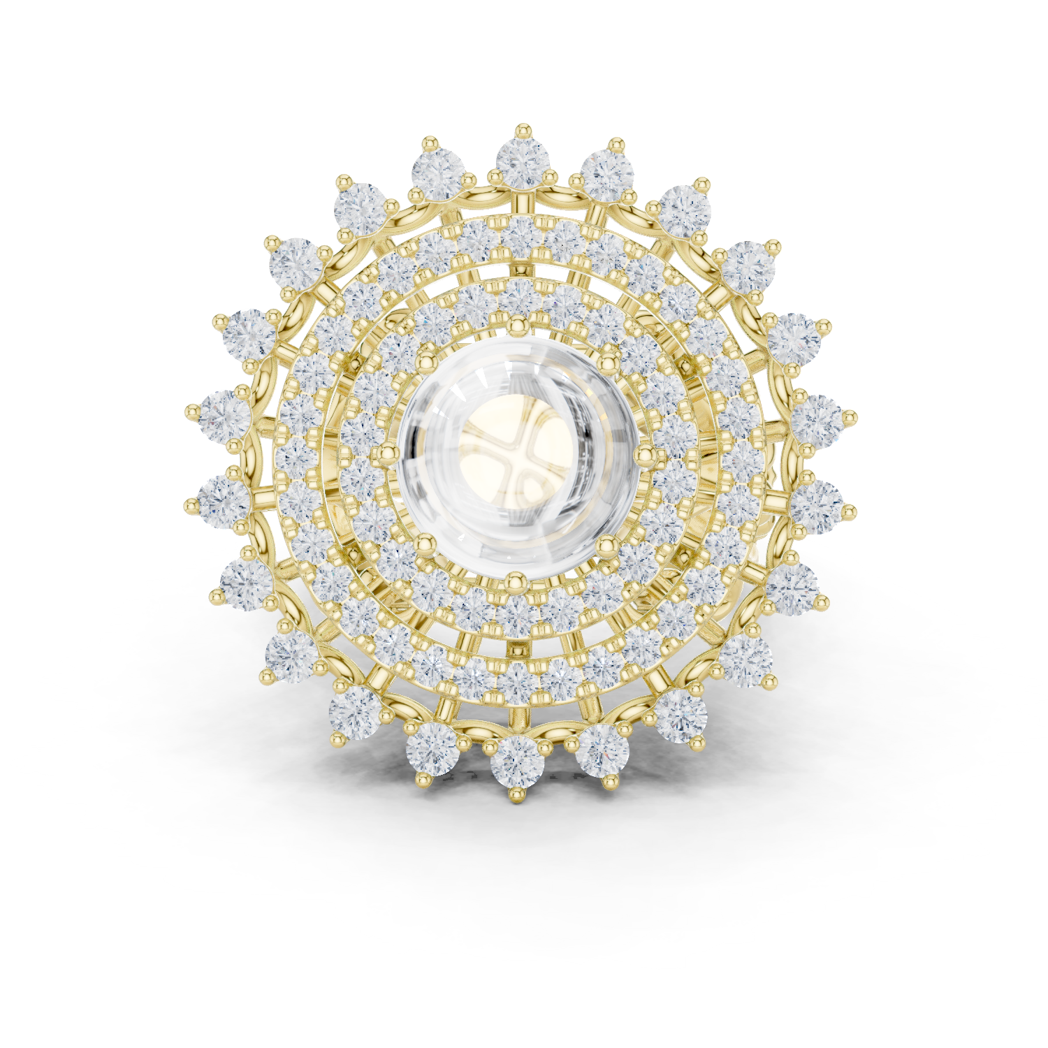 Gold Ring DDLR-749, Yellow Gold