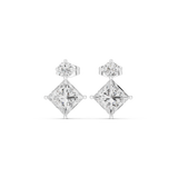 Gold Earrings AOMER105101-RPT, White Gold