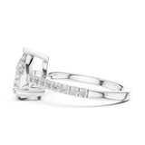 Gold Ring DDLR-915, White Gold, view 3