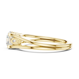 Gold Ring DDLR-544, Yellow Gold, view 3
