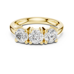 Gold Ring DDLR-611, Yellow Gold, view 4