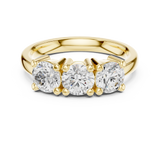 Gold Ring DDLR-611, Yellow Gold, view 4