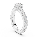 Gold Ring DDLR-654, White Gold, view 1