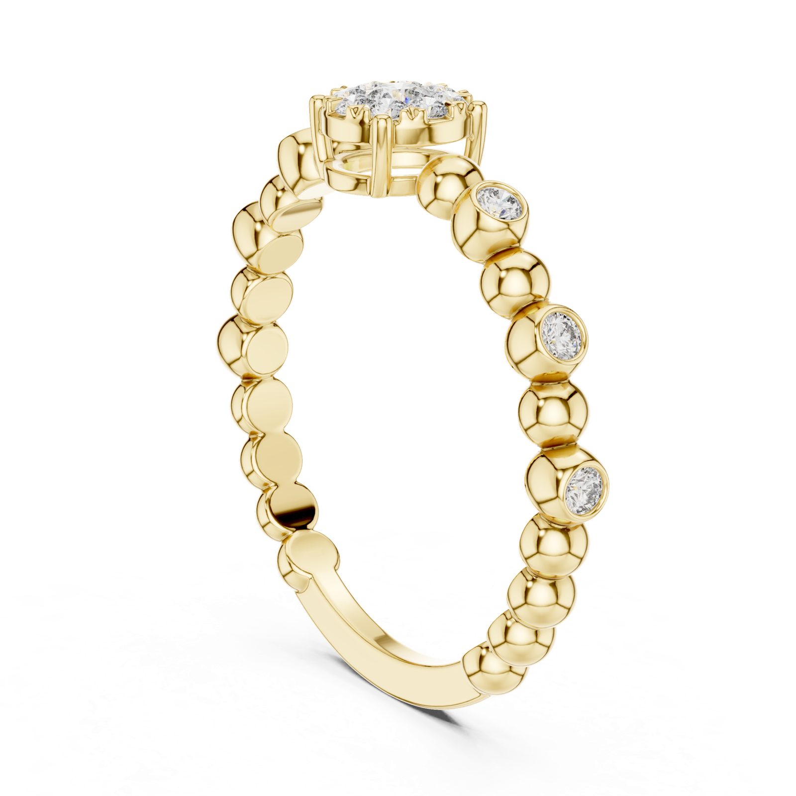 Gold Ring 19-120010L, Yellow Gold, view 1