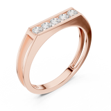 Gold Ring SBMR(16), Rose Gold, view 2