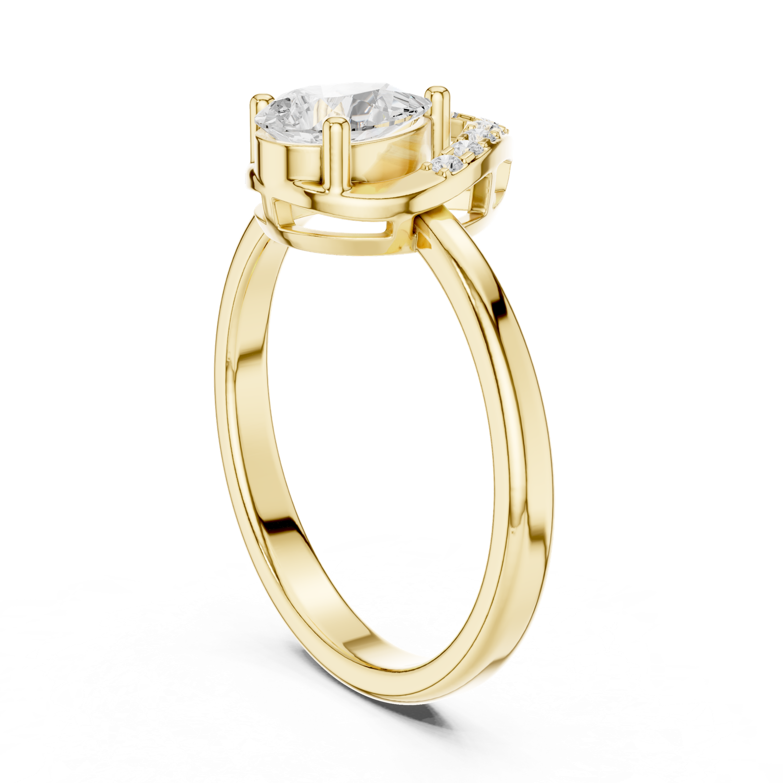 Gold Ring DDLR-511, Yellow Gold