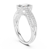 Gold Ring DDLR-712, White Gold, view 1
