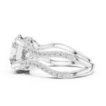 Gold Ring DDLR-155, White Gold, view 3