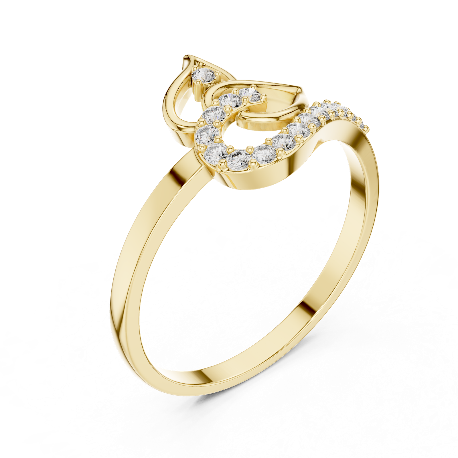 Gold Ring 1 (187), Yellow Gold, view 2