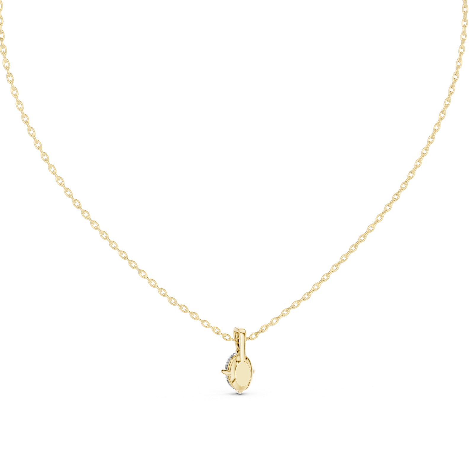 Gold Pendant GPD-0047, Yellow Gold, view 4