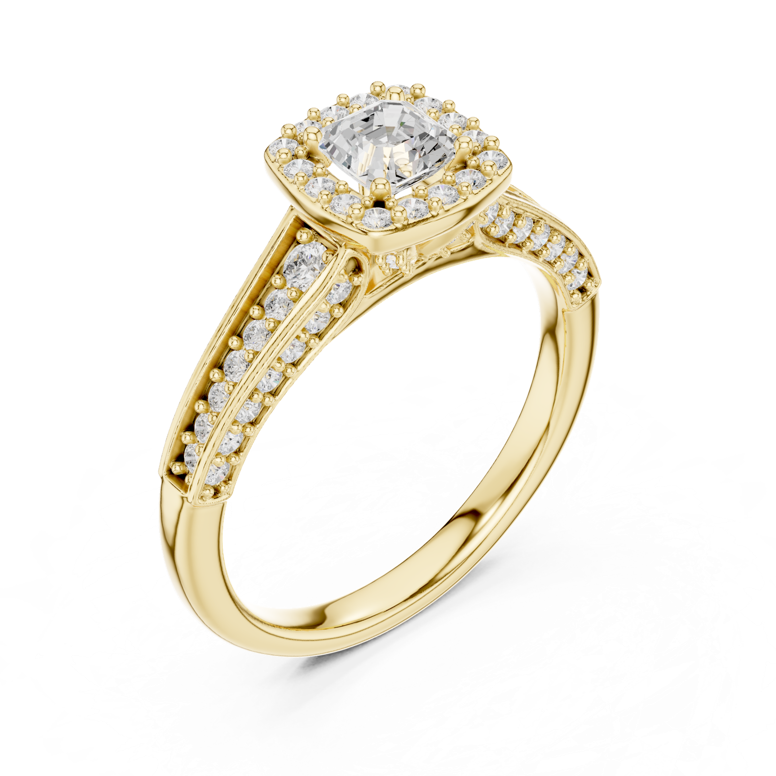 Gold Ring LR-0272, Yellow Gold, view 2